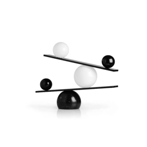 Oblure Bordslampa Balance Svart