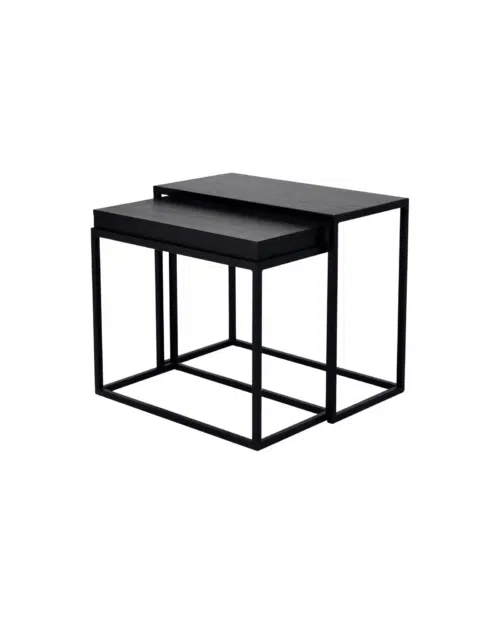 DUETT Sidobord 2-set – Svart Ask