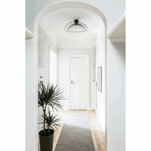 Globen Lighting Vägg/Taklampa Ray Svart 60cm