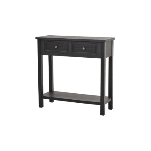 NFG Bristol Konsollbord 2 lådor antiksvart