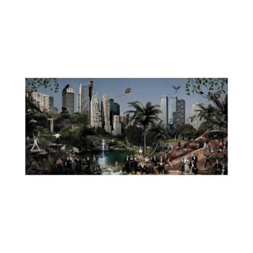 Cobra art Tavla Plexiglas - New York hangout Color