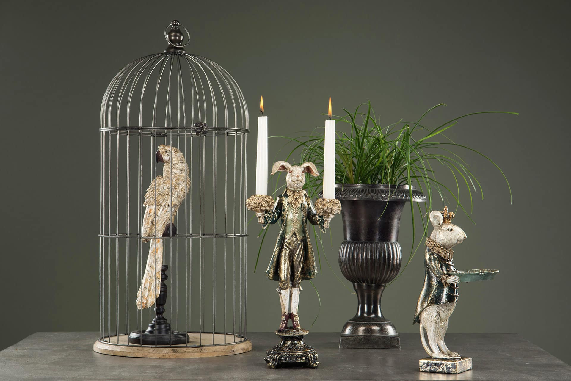 Ljusstake Kanin Guld - Bild 5