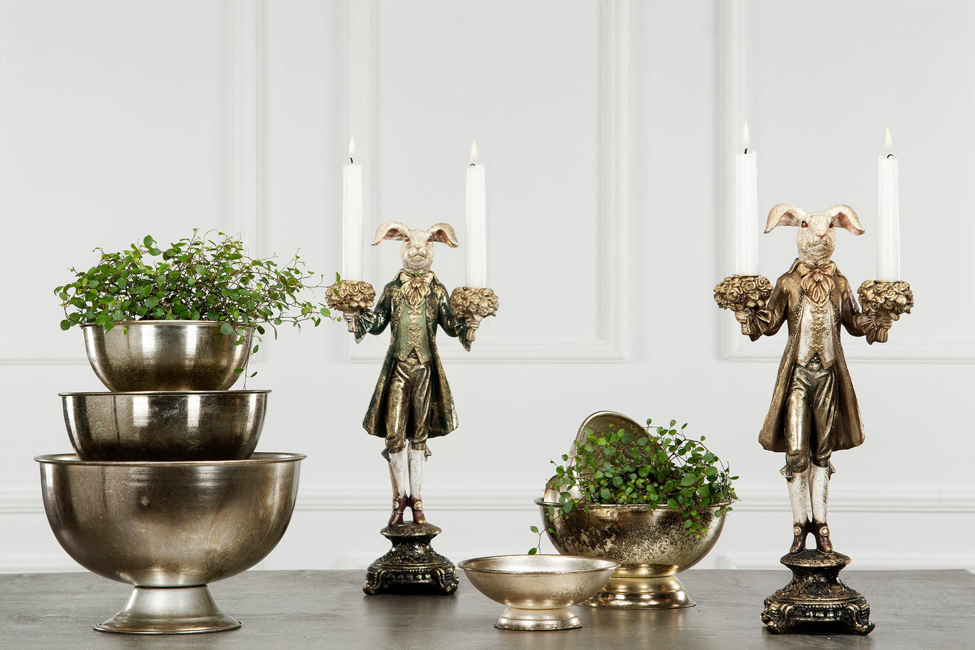 Ljusstake Kanin Guld - Bild 2