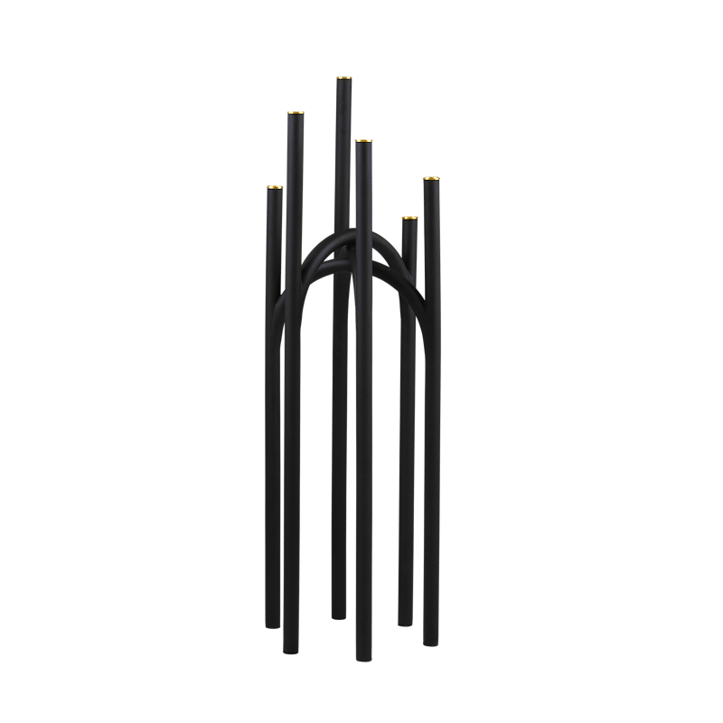 AYTM Angui Golvljusstake Black/Gold