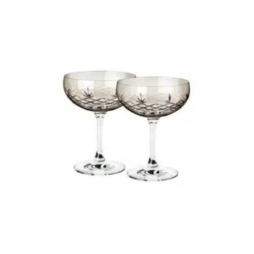 Frederik Bagger Kristallglas Crispy Gatsby copal/brun 2-pack