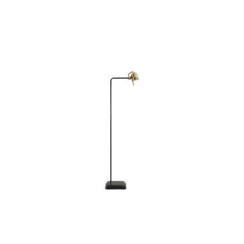 Artwood Leipzig golvlampa Matt Black Antique Brass