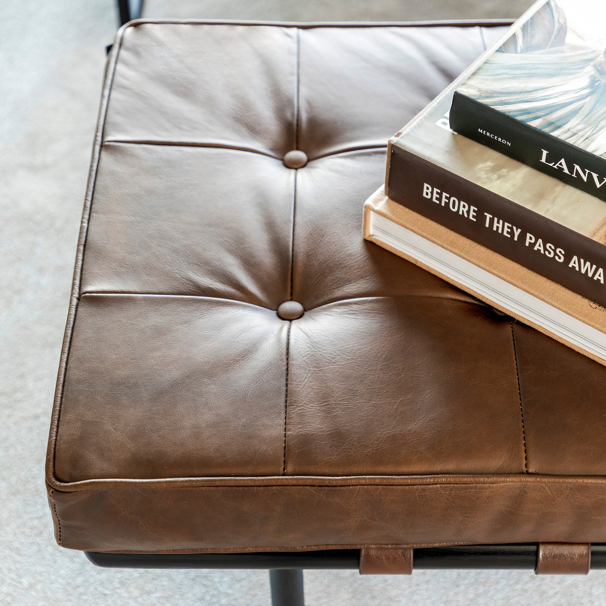 Artwood Princetown bänk i läder 163cm - Bild 9