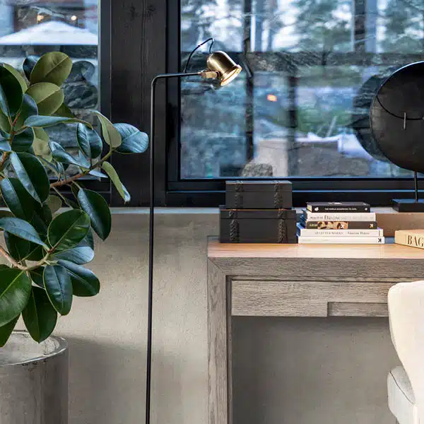 Artwood Golvlampa Leipzig Svart/Mässing - Bild 8