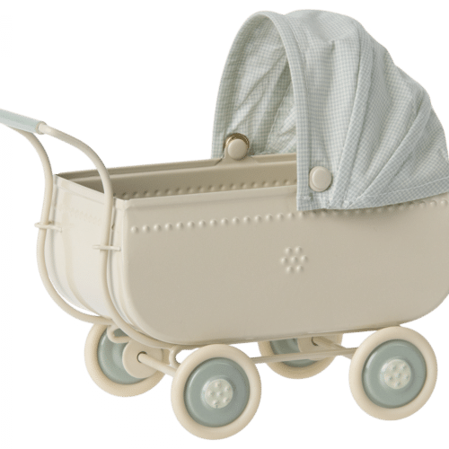 Maileg Barnvagn Micro - Blue