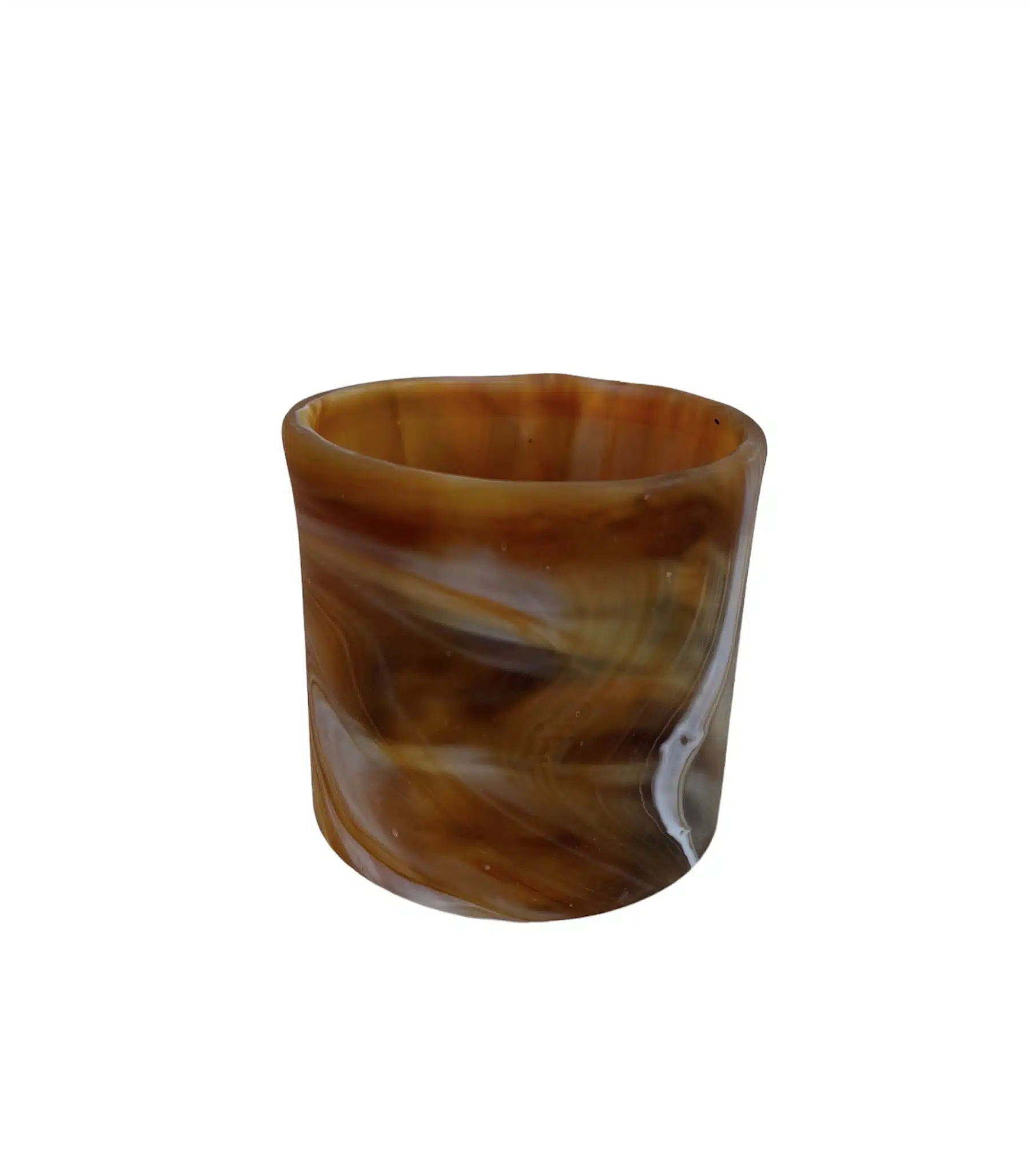 Ljuslykta Alabaster 8x8cm