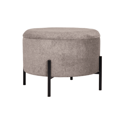 NFG SYSSNA puff med förvaring, ljusbrun