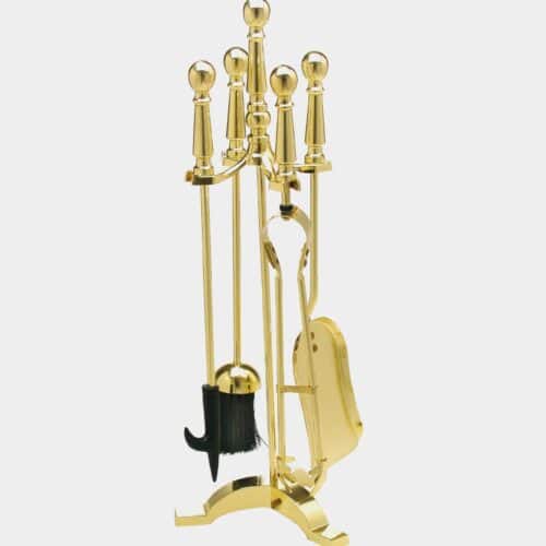 Eldställ RENÄSSANS, mässingsfärgad