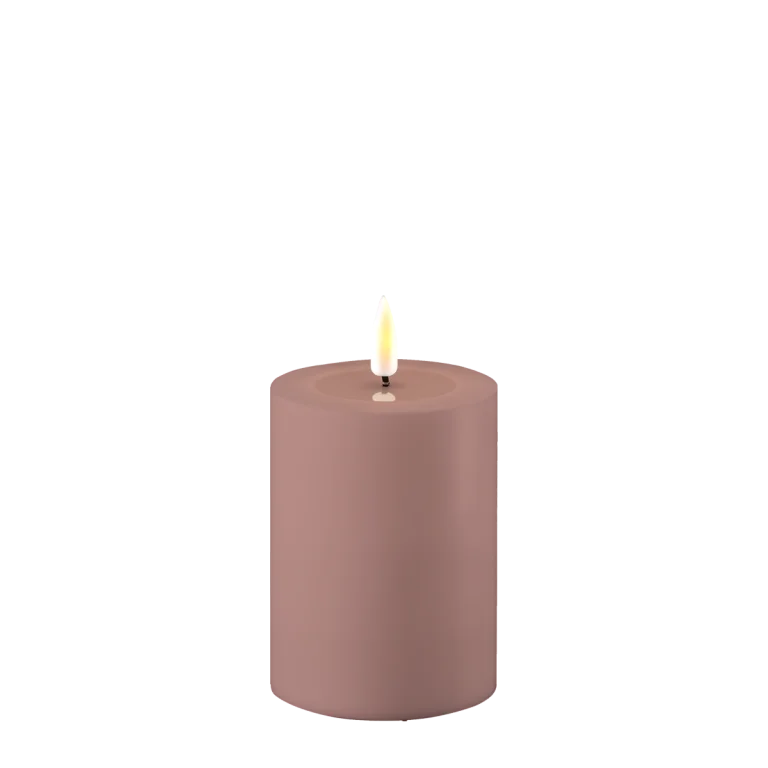 Utomhus Blockljus LED Rosa Ø 7,5 x 10 cm