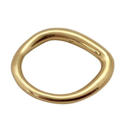 Ring Wave Silver/Guld - Guld 17,5