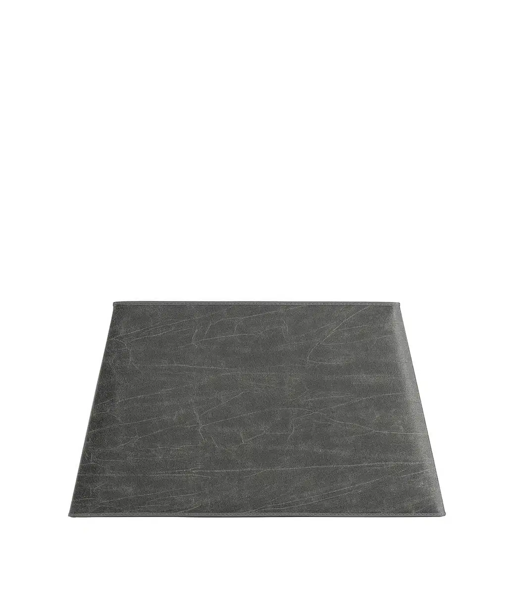 Artwood Lampskärm Läder rektangulär varmgrå