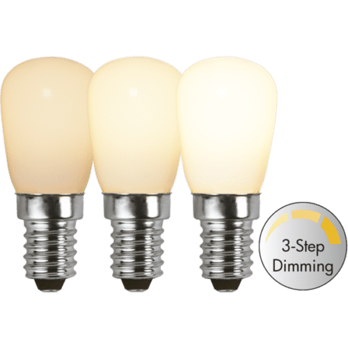 LED-LAMPA E14 ST26 OPAQUE FILAMENT RA90 3-STEP