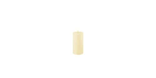 Blockljus LED Creme Ø 7,5 x 15 cm