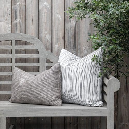 Artwood - Utomhuskuddfodral Montpellier Randig Taupe 50x50 cm