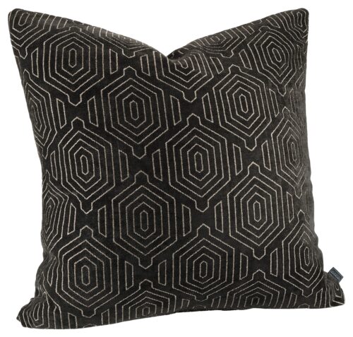 Artwood kuddfodral Laurel ethnic mörk brun 50x50