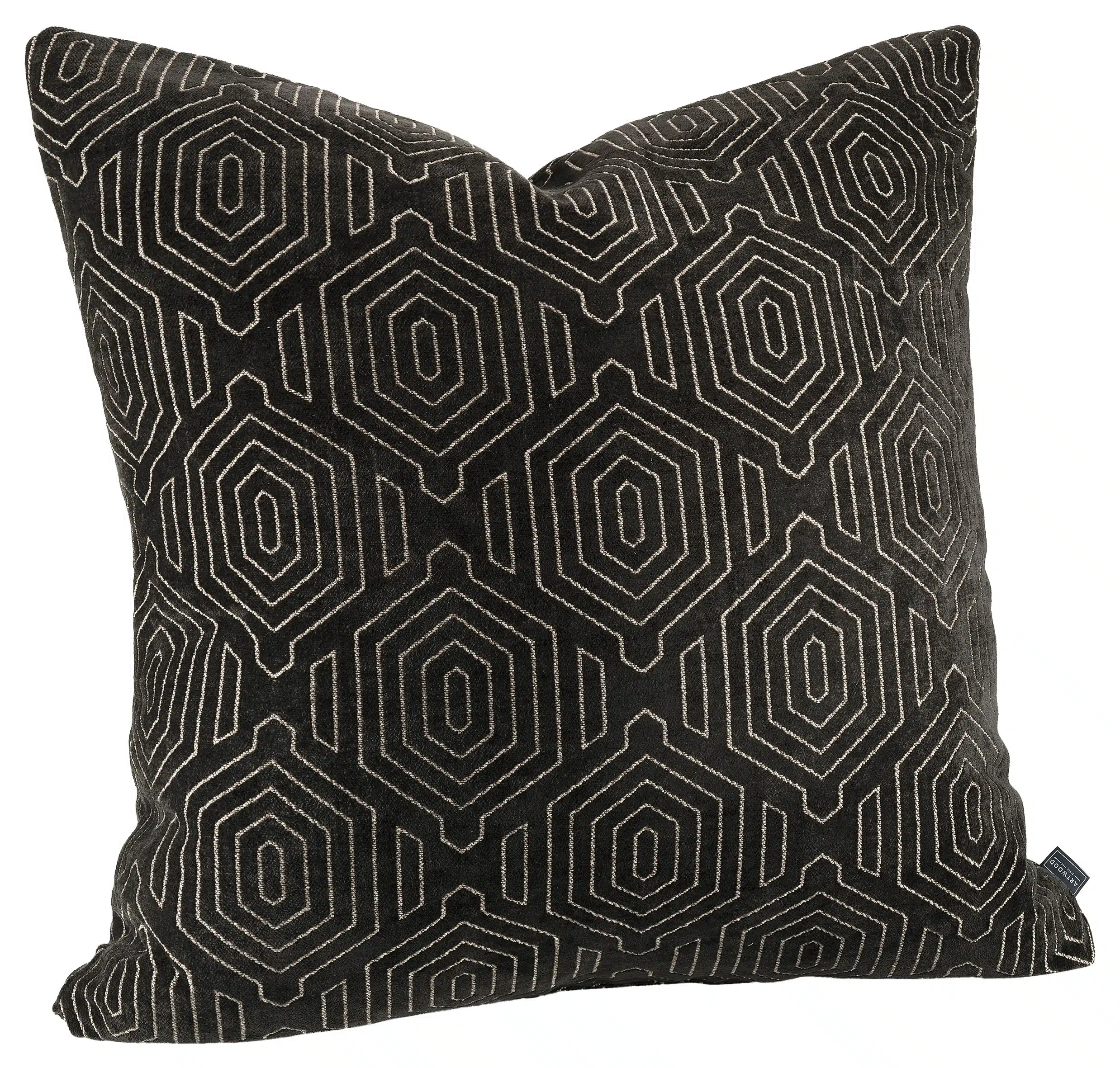 Artwood kuddfodral Laurel ethnic mörk brun 60x60