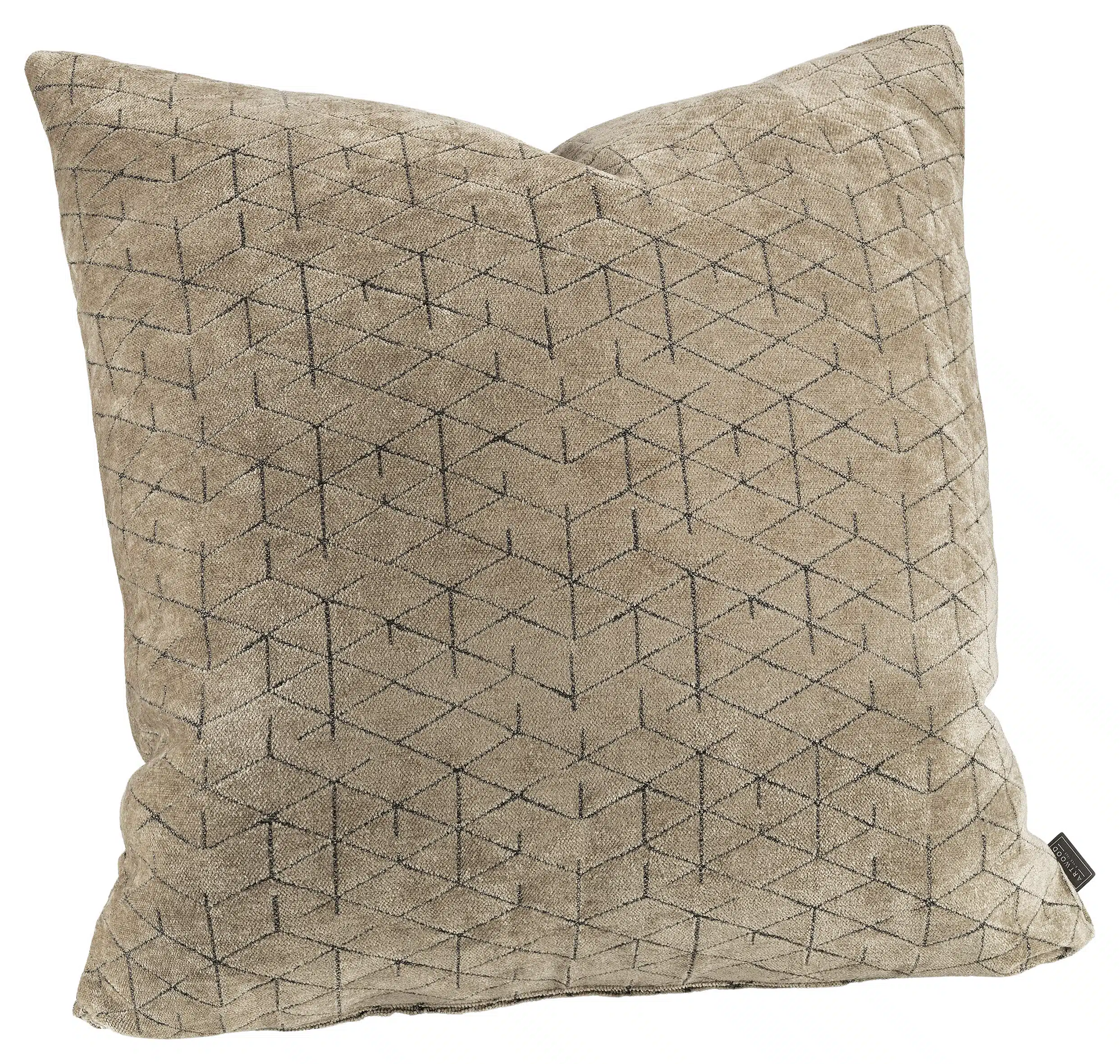 Artwood kuddfodral LAUREL DIAMOND Taupe 60x60