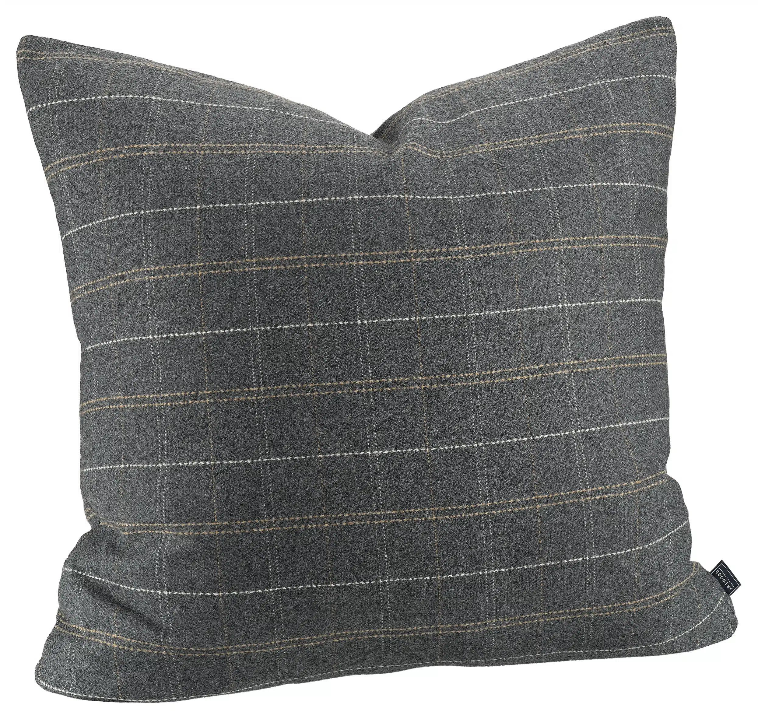 Artwood kuddfodral Edinburgh graphite 50x50cm