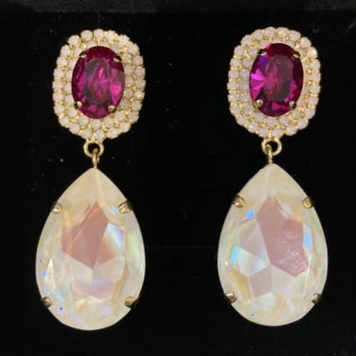 Caprice Maruschka guld rosa örhänge