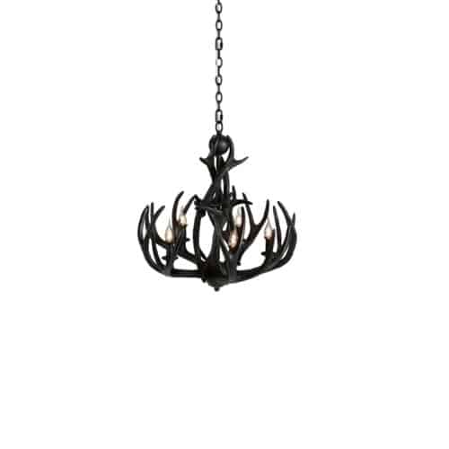 Artwood Antler taklampa svart Small