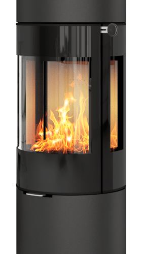 Rais Viva 140 L Glaslucka med sidoglas och cleverAir svart toppansluten