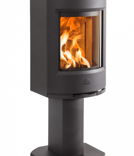 Jötul F 136 med pelare utan sidoglas