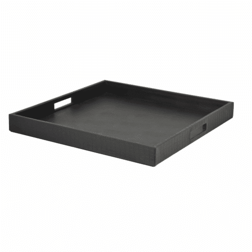 Bricka Konstläder Svart Harvey