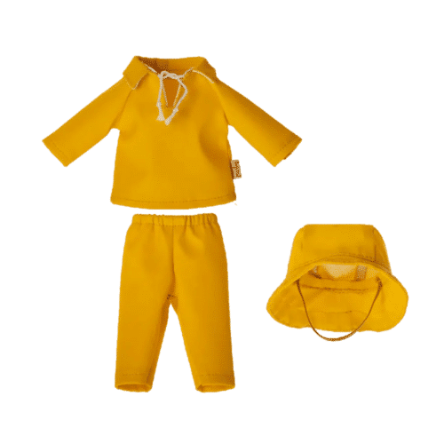 Maileg Regnkläder Med Hatt Teddy Pappa