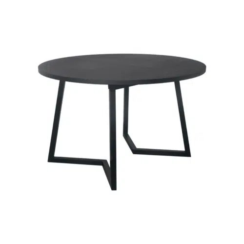 NFG RÖA Matbord 120cm Svart Inkl 2 Klaffar