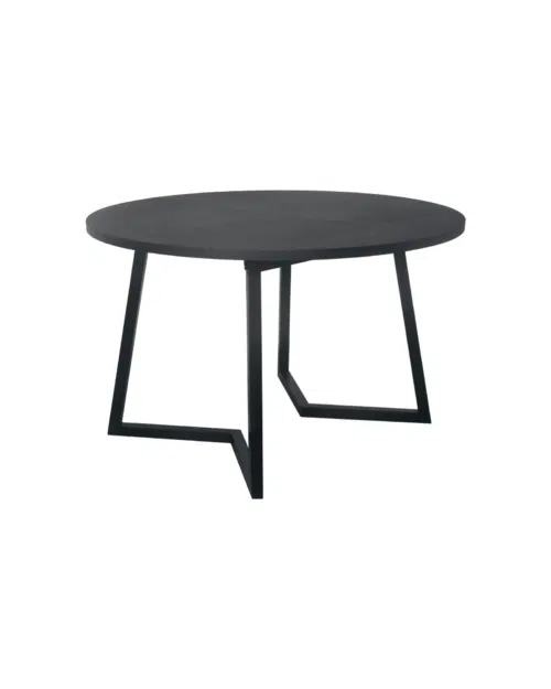 NFG RÖA Matbord 120cm Svart Inkl 2 Klaffar