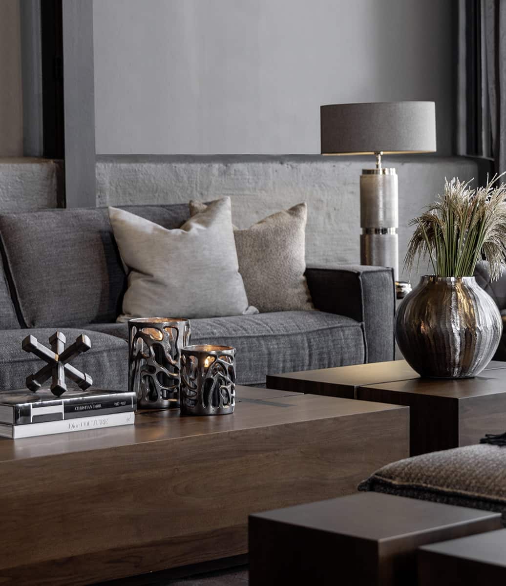 Artwood Ljuslykta Benito Hurricane L Grafit - Bild 2