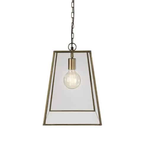 Artwood Taklampa Slim City antik mässing