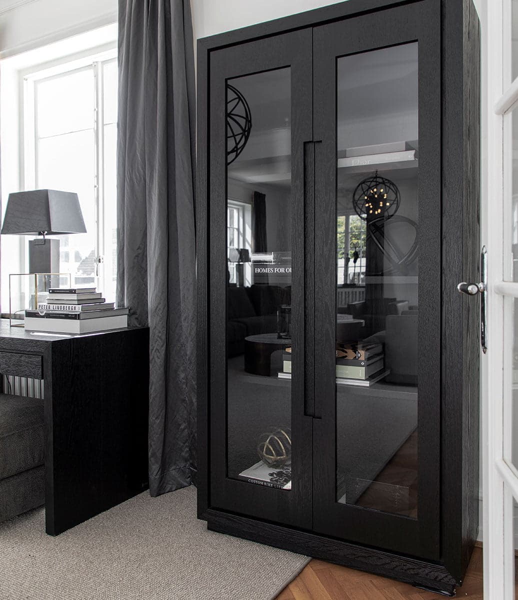 Artwood Hunter vitrinskåp Svart - Bild 2