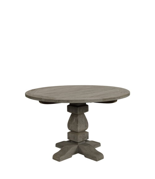 French Matbord Ø150 Utomhus i Charcoal Teak