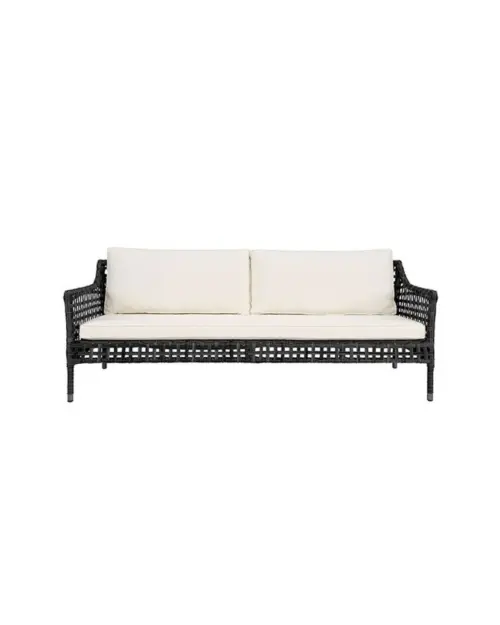 Artwood - Santa Monica Utomhussoffa 3-sits Svart