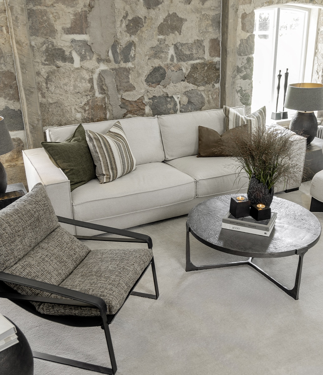 Artwood Tygsoffa 4-sits Montana Rave Natural - Bild 5