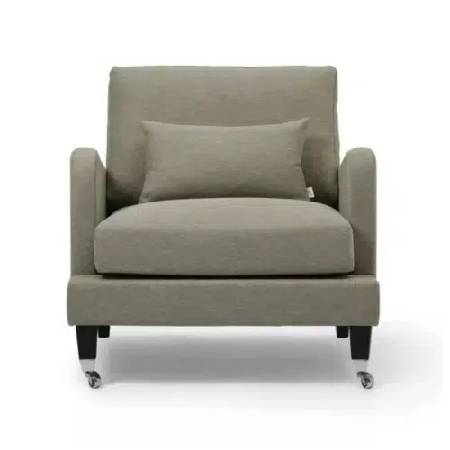 Englesson Fåtölj Belmont Prisklass 1 Colourwash 21-pesto ben dark oak antique brass