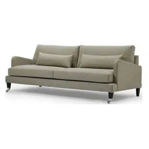 Englesson Soffa Belmont 3-Sits Grön - Prisklass 1 Colourwash 21-pesto ben dark oak chrome