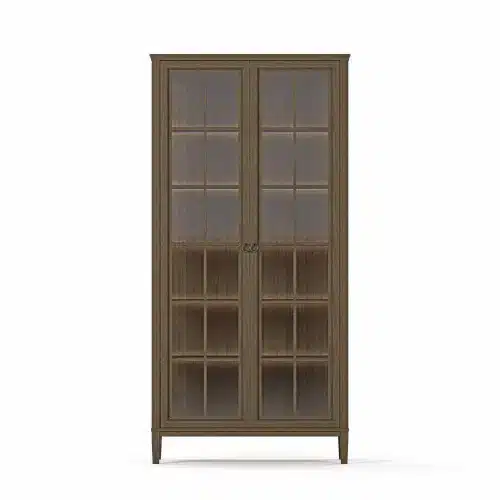 Englesson Vitrinskåp Stockholm 2.0 med Belysning Burned Walnut