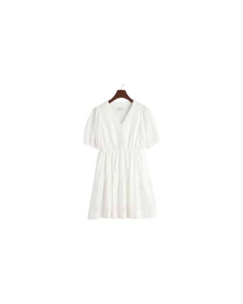 Teen Girls Klänning Med Broderie Anglaise