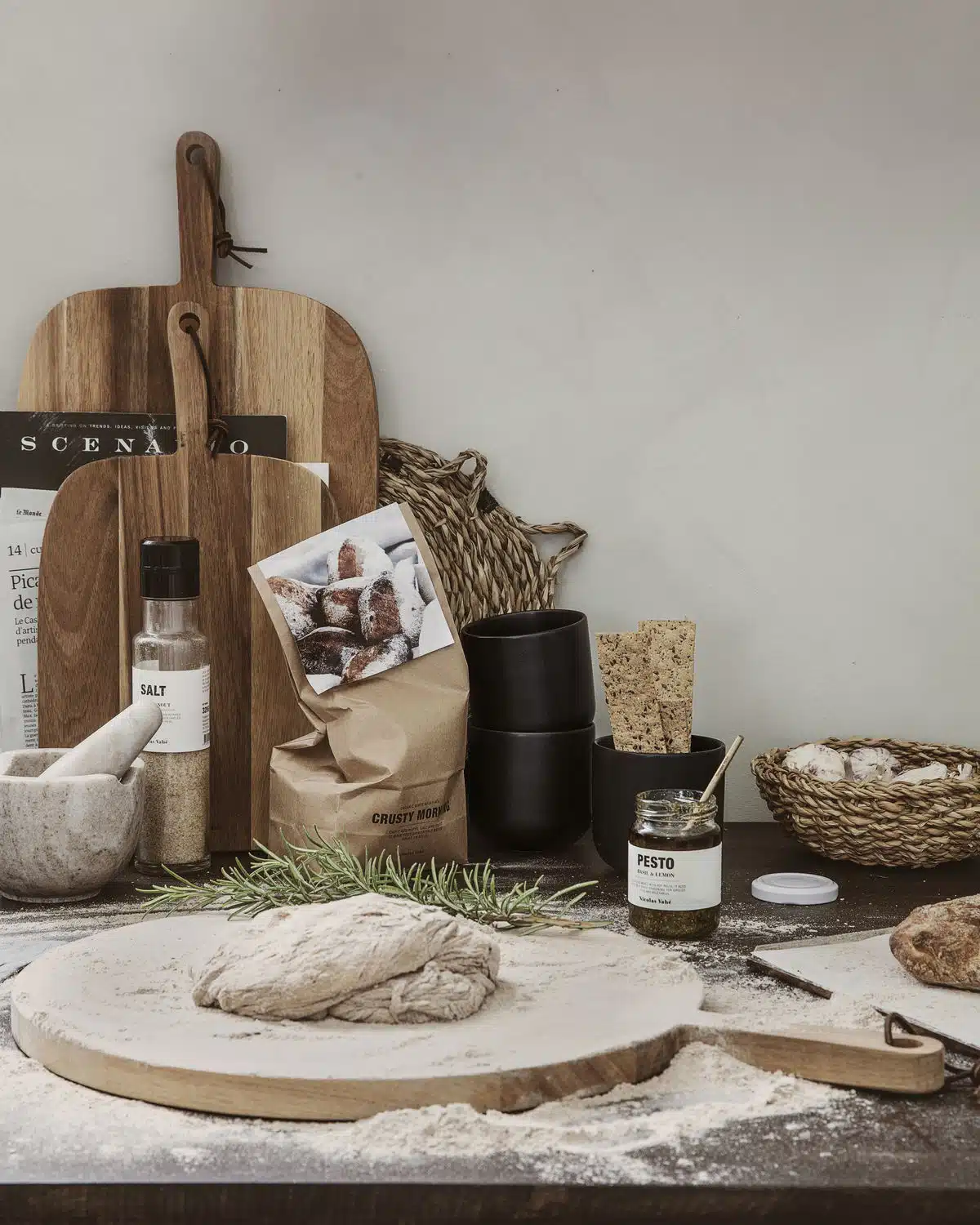 Nicolas Vahé Brödkorg 2-set Natur - Bild 5