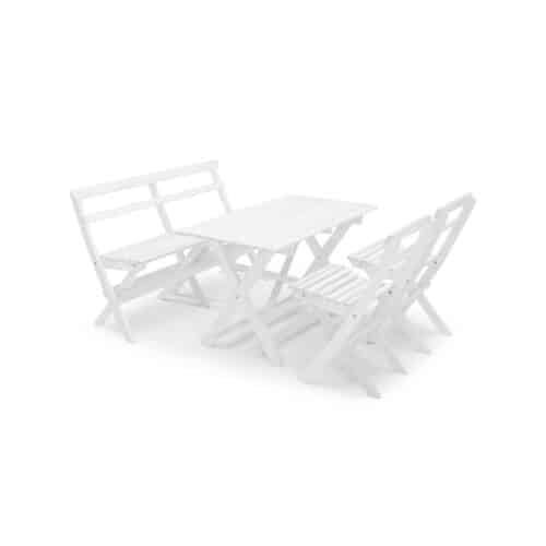 Hillerstorp Torpet set 2st stol/soffa/bord, vit