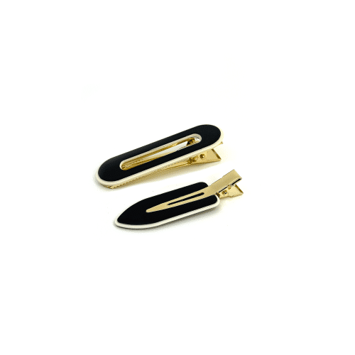 Pipol LouLou Hårspänne Svart/Vit 2-Set