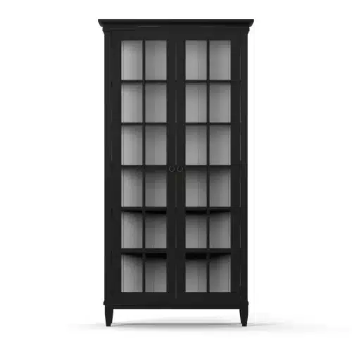 Englesson Stockholm Vitrinskåp 2 Dörrar Svart