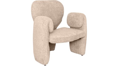 Outlet - GENEVE Fåtölj i Brun/Beige Tyg