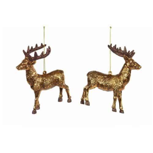 Julgranshänge Hjort guld